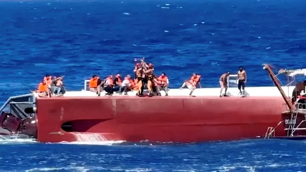 Ferry overturns near Kyrenia, resulting in 8 fatalities and 20 individuals unaccounted for