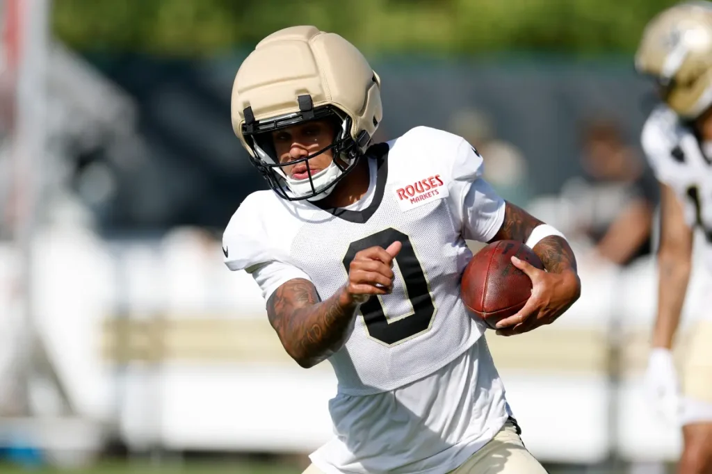 First-round draft pick Jordyn Tyson faces hamstring injury in tough setback