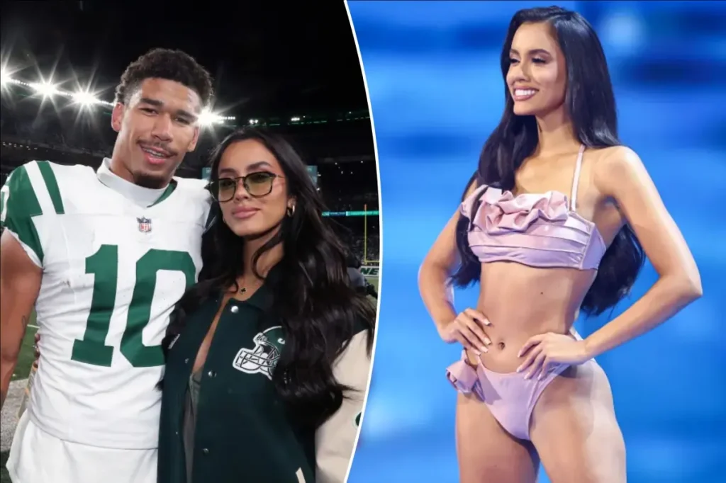 Former Jet Allen Lazard and his model fiancée have ended their relationship a year after getting engaged