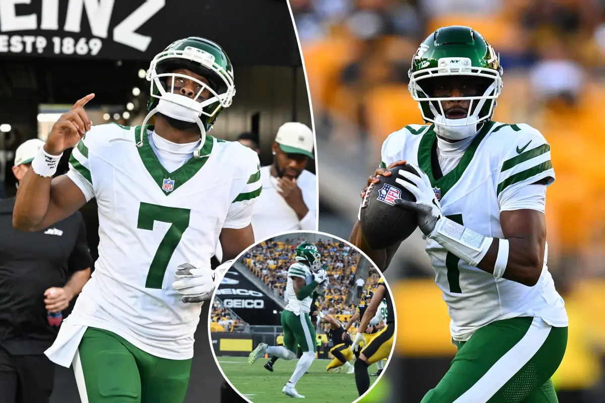 Geno Smith eases worries about Jets training camp with flawless passing performance