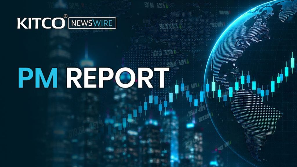 Gold ends four-day rise as yields decrease and oil prices fall.