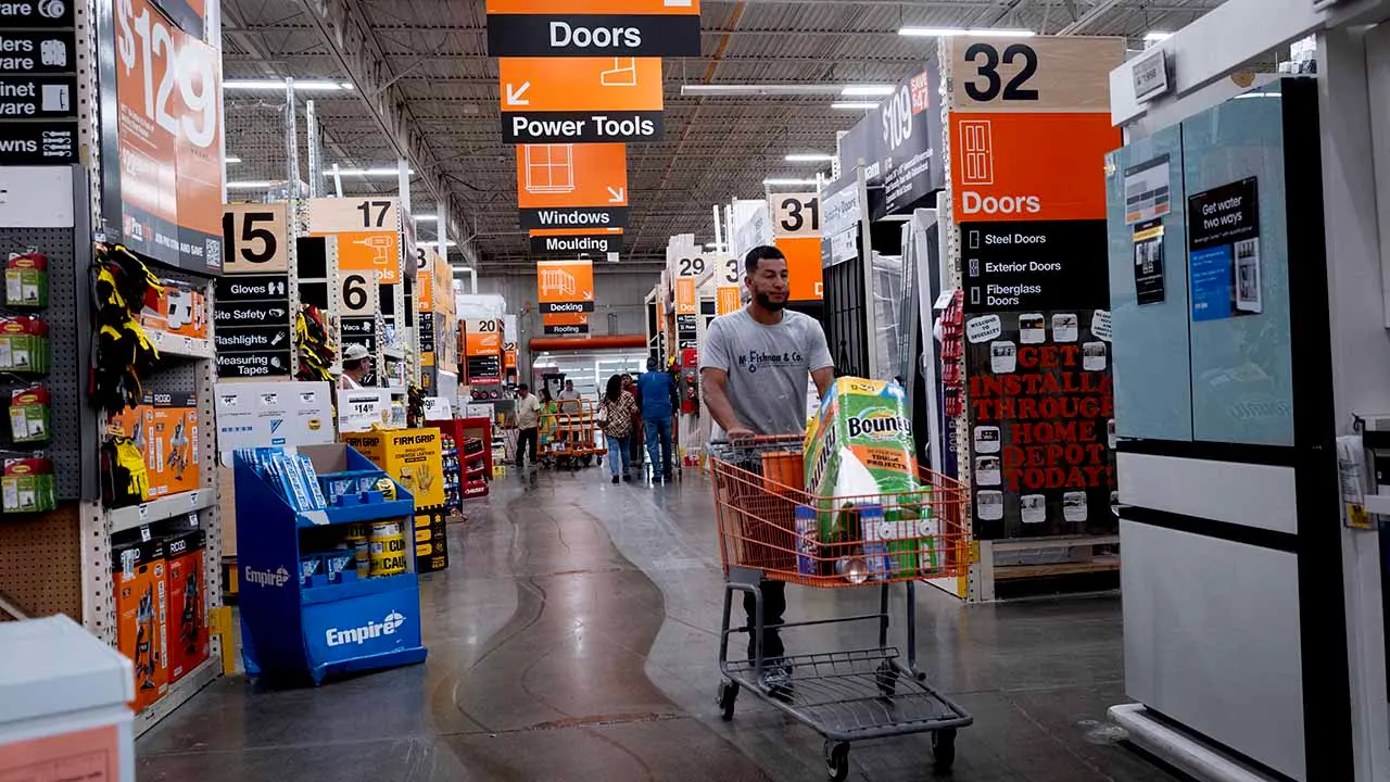 Home Depot shoppers focus on smaller tasks as housing expenses remain elevated.