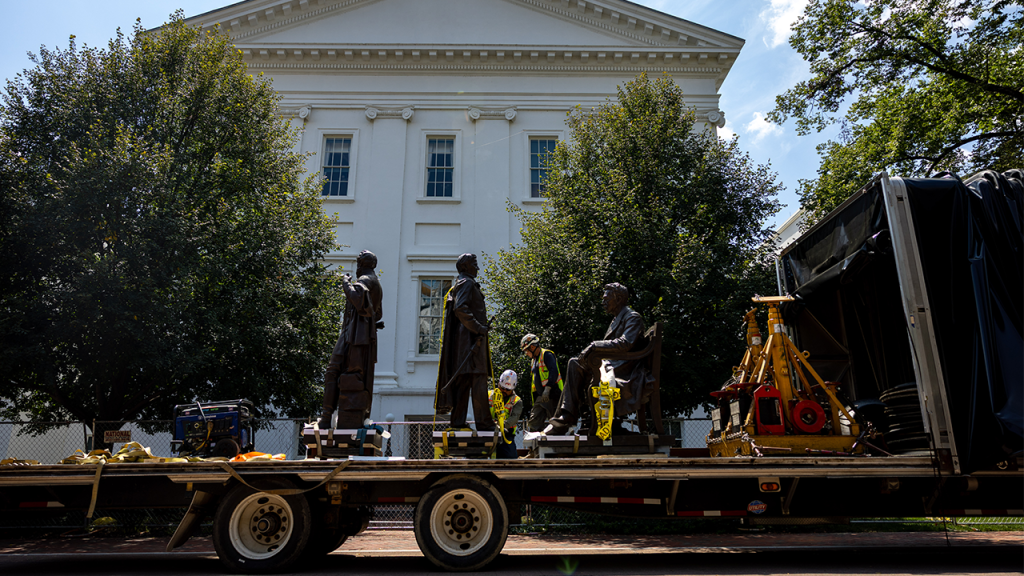 Hunter Holmes McGuire statue taken down from Virginia Capitol grounds