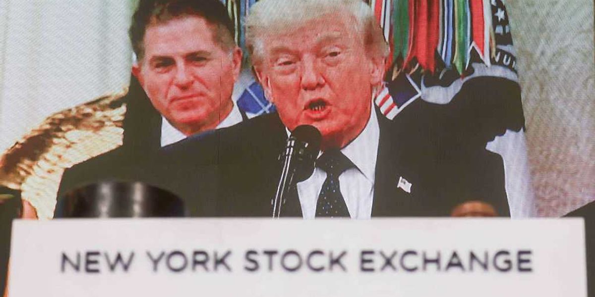 If Trump is engaged in insider trading, he is very bad at it