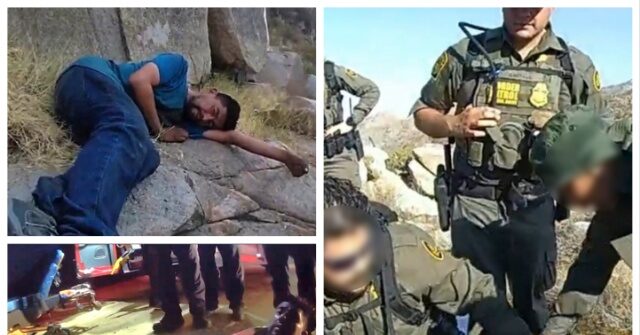 Illegal Immigrants Saved by Border Patrol in Bold Operations in Isolated Mountain Crossing Area