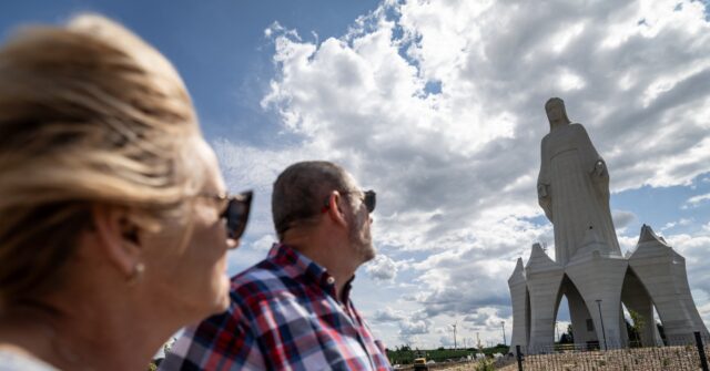 In a Small Polish Village, the Tallest Statue of Virgin Mary in Europe is Unveiled
