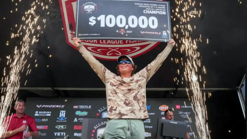 Jack Story missed his high school graduation to go bass fishing and ended up with $100,000.