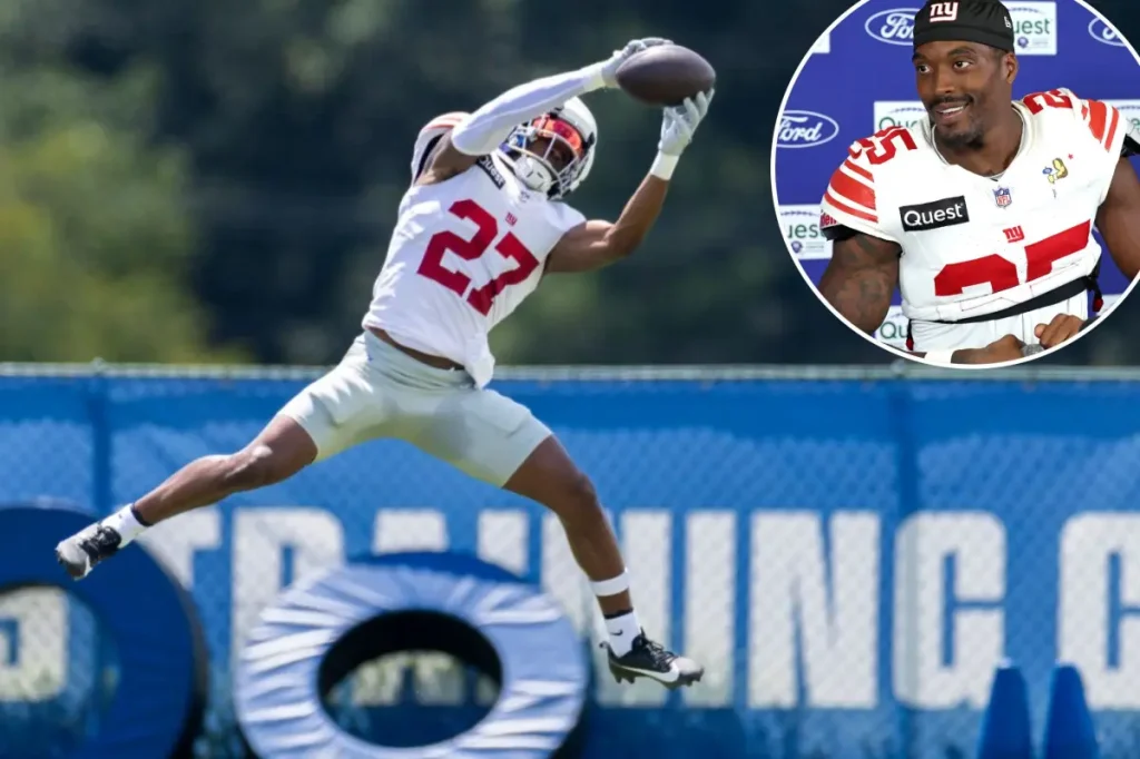 Jason Pinnock and Tyler Nubin compete for the Giants position as friends