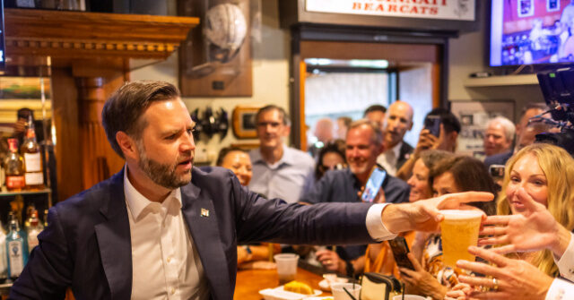 JD Vance Serves Beer During Campaign Tour in His Ohio Hometown
