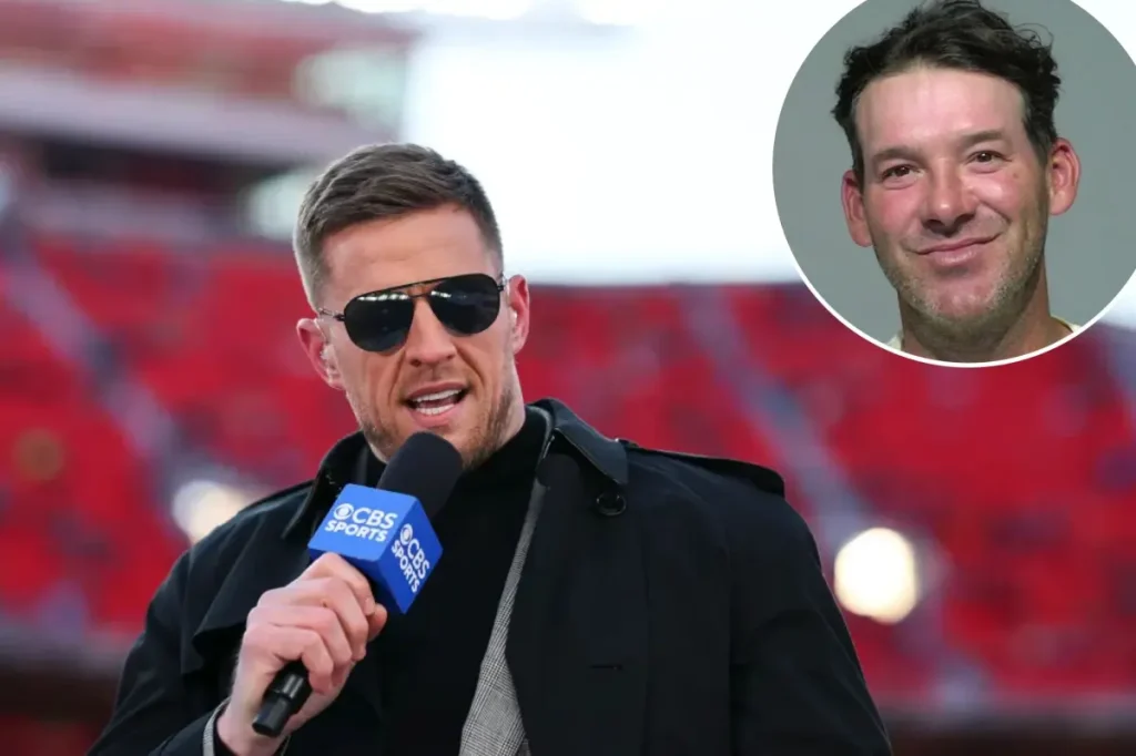 J.J. Watt discusses CBS promotion following Tony Romo's arrest