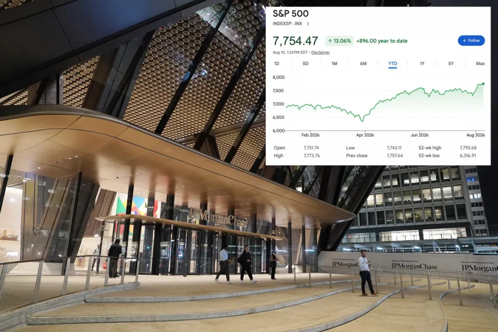 JPMorgan raises S&P 500 forecast as AI investments begin to yield results