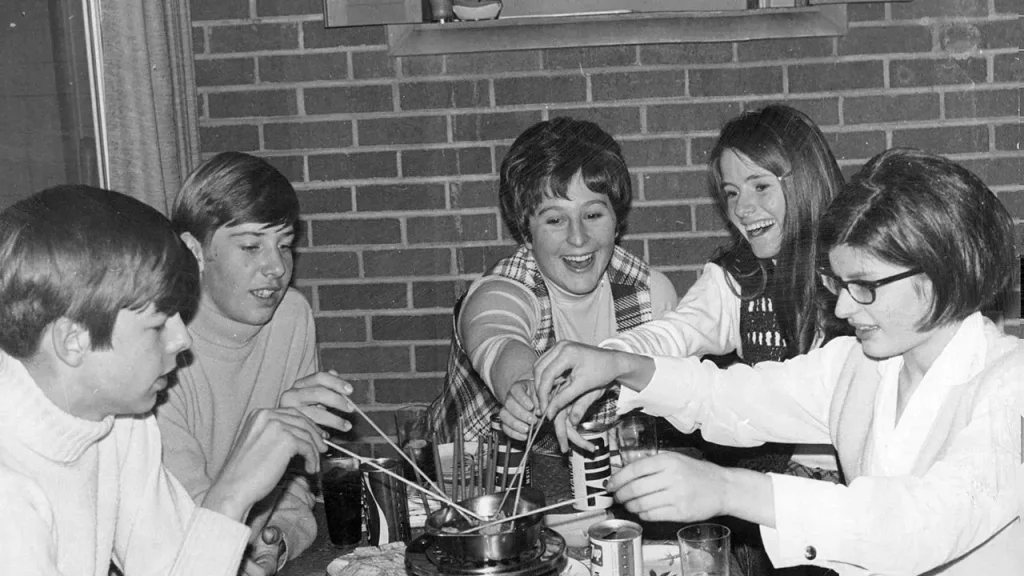 Julia Child played a key role in making fondue and other classic dishes from the 1960s popular.