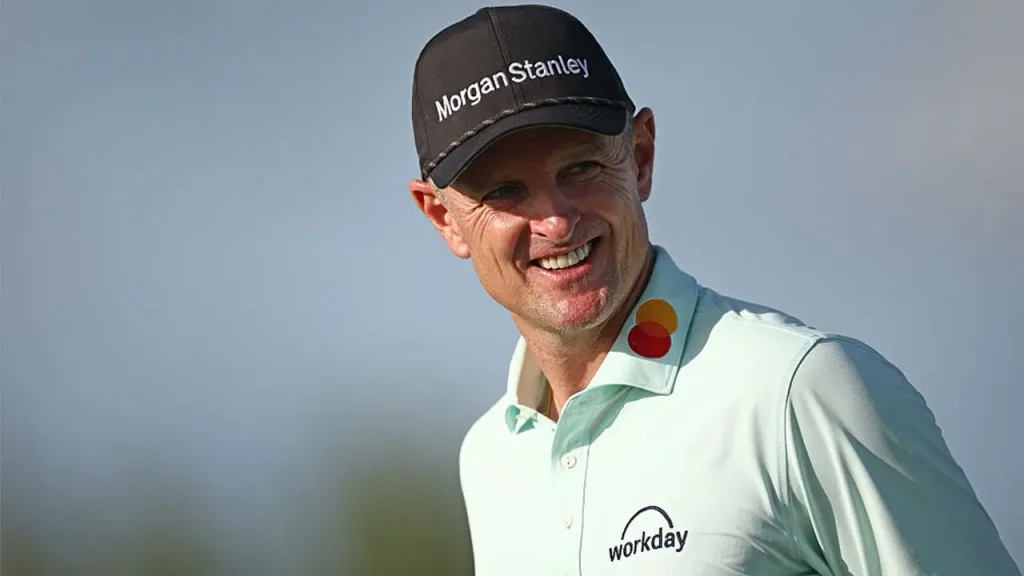 Justin Rose scores a hole-in-one on a challenging Par 3 in the final round of the Tour Championship