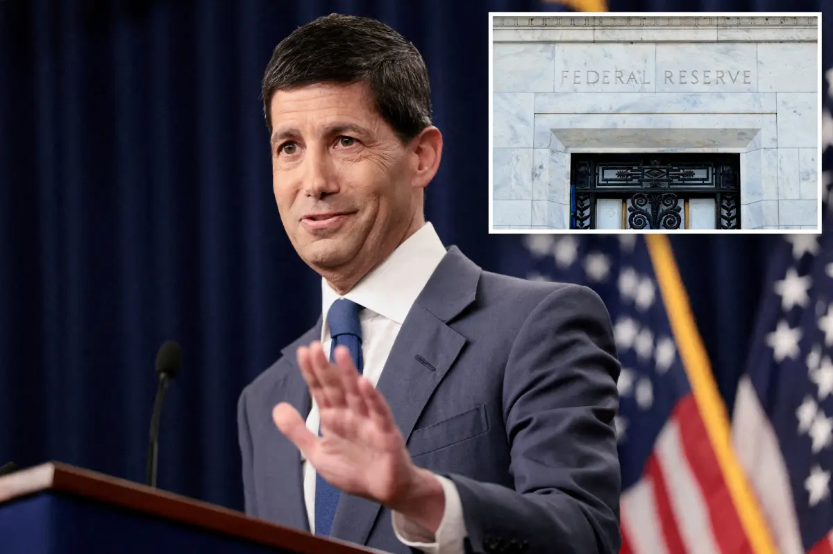 Kevin Warsh from the Fed states that there is still 'work to do' regarding inflation at the Jackson Hole retreat.