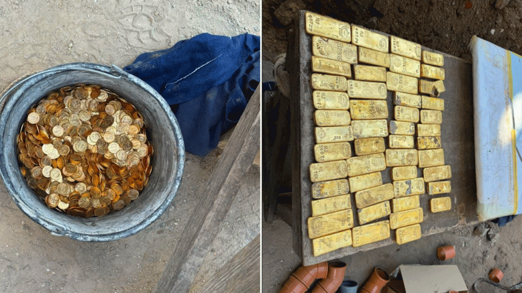 Laborers discover $10 million in gold while digging a sewer beneath a brewery