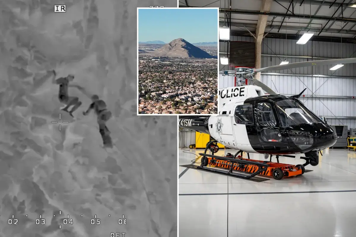 Las Vegas police rescue stuck climber on Lone Mountain