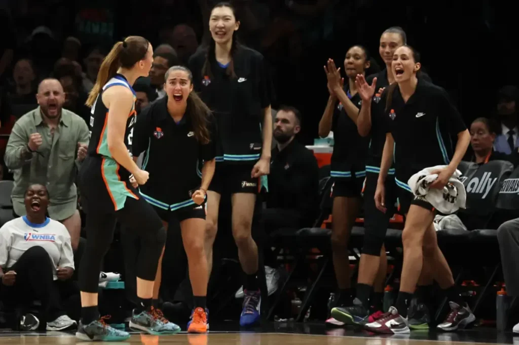Liberty holds on for victory against Sparks after almost losing a big late advantage