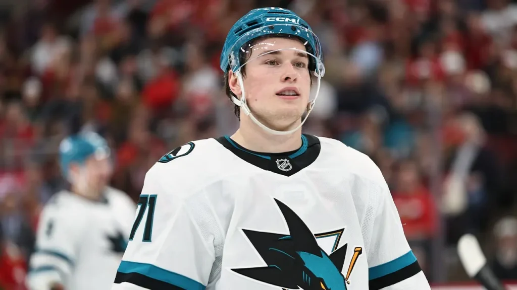 Macklin Celebrini shares reasons for not giving Sharks a big contract.