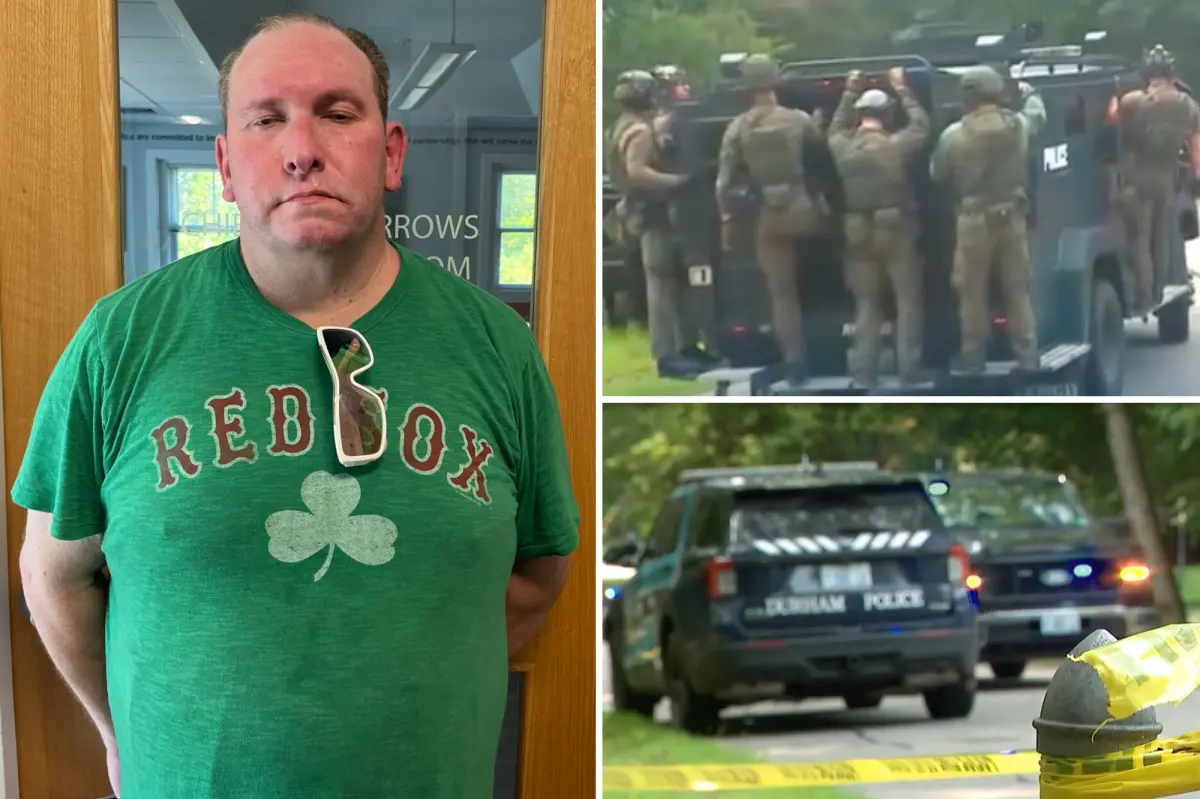 Man with a history of sex offenses fires fireworks at police prior to being taken into custody.