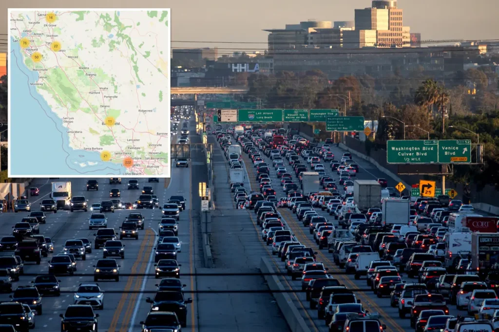 Map reveals locations of speed traps throughout California