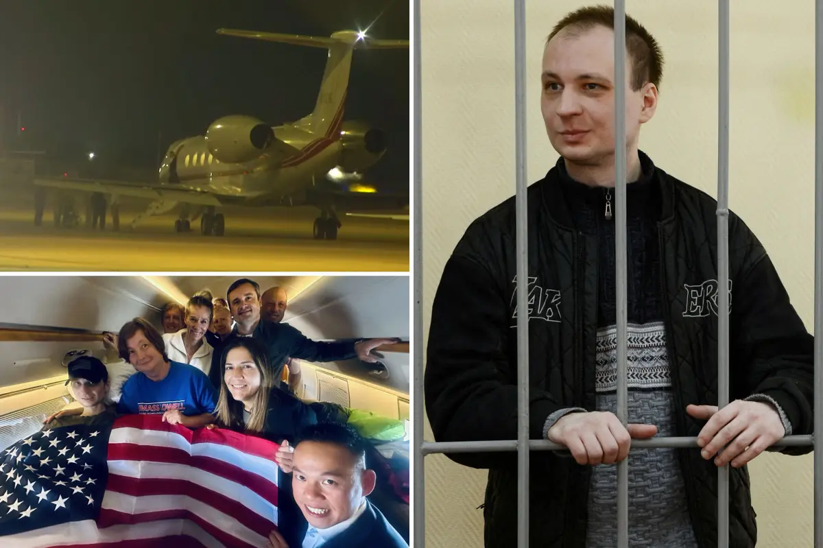 Marine veteran released after four years in Russian prison returns to the US for treatment following reported abuse