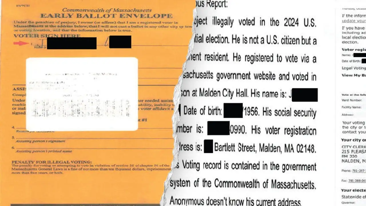 Massachusetts man charged with voter fraud using another person's ID