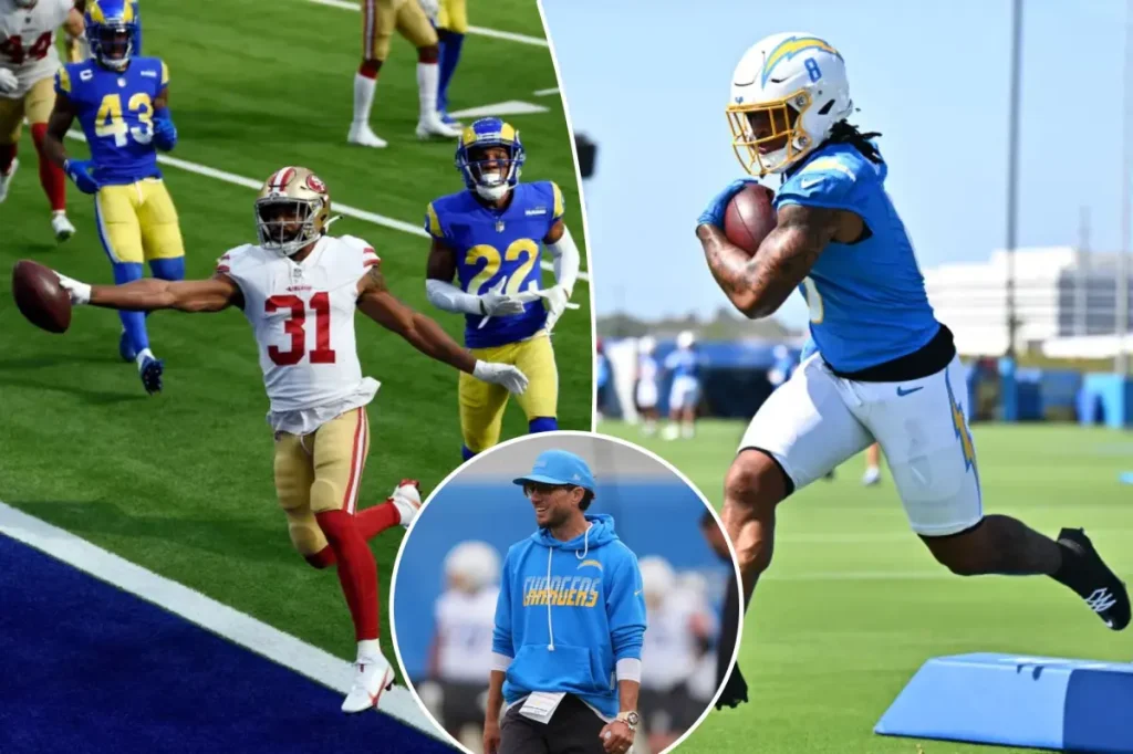 Mike McDaniel looks to his 49ers experience for the Chargers' running game.