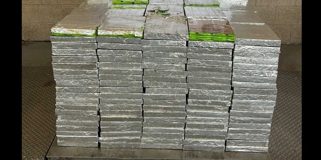 Millions of dollars' worth of meth found in leek shipment at US-Mexico border, according to CBP.