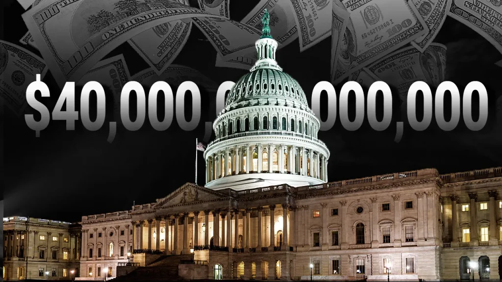 National debt exceeds $40 trillion, debt-to-GDP ratio reaches 124%