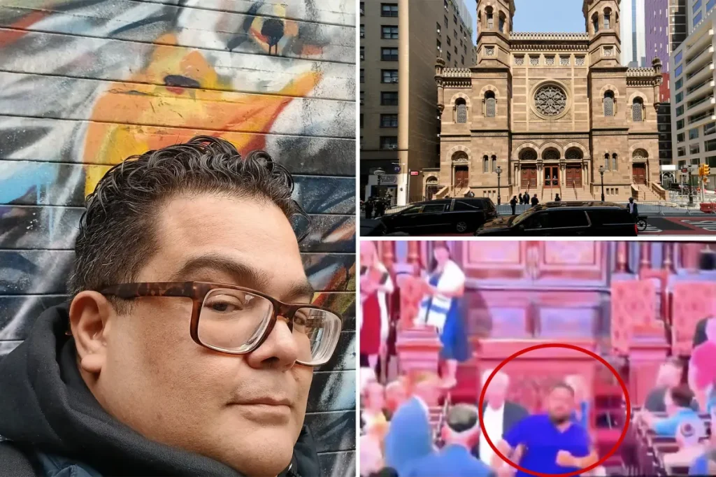 NYC synagogue attacker Larry Montes confessed his crime was motivated by religion and is being held on bail.