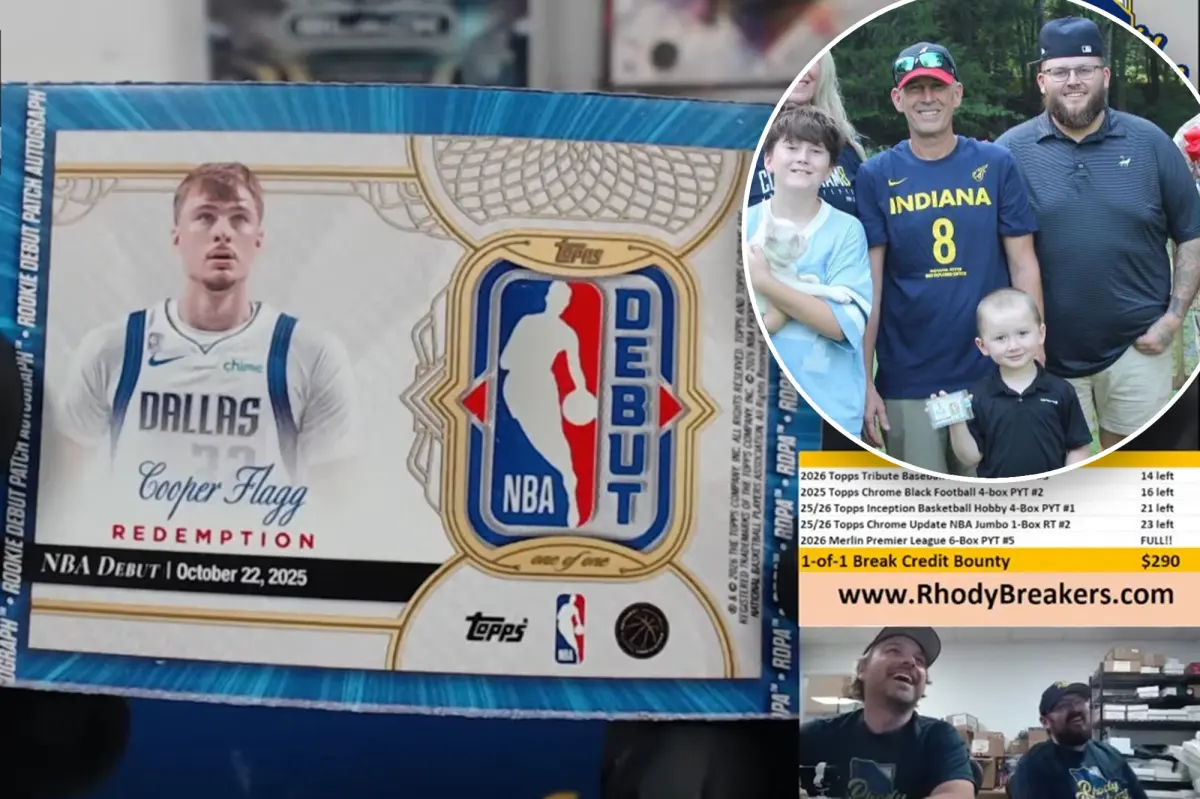 Owner of Cooper Flagg's NBA debut patch card receives offers in the millions