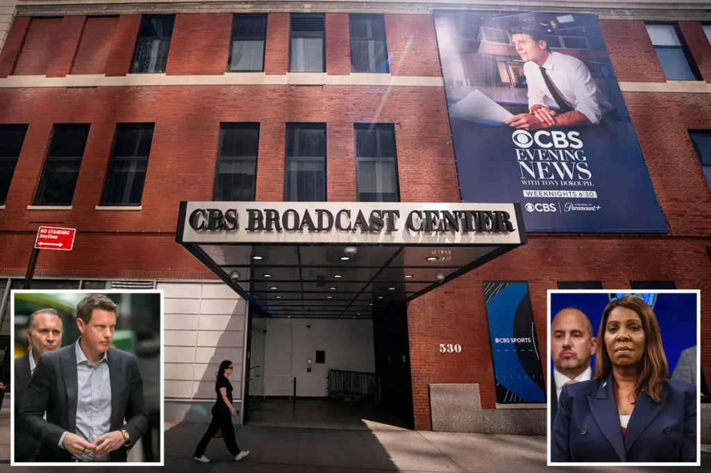 Paramount is thinking about relocating CBS News from NYC amid disputes with Attorneys General Rob Bonta and Letitia James, according to sources.