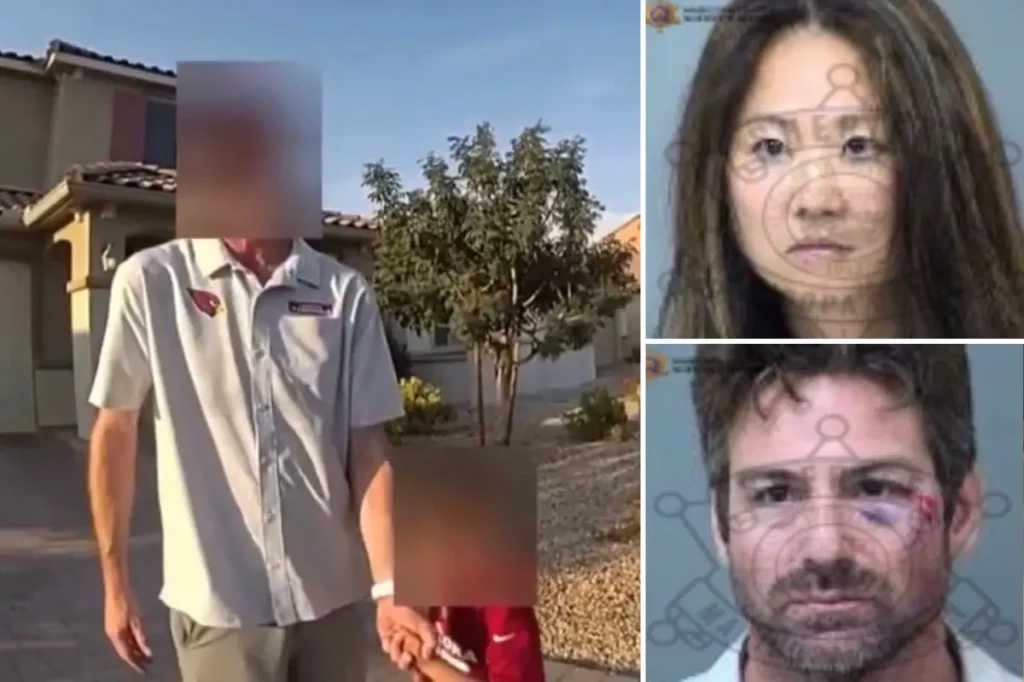 Parents in Arizona accused of drunkenly taking their young children on a lengthy walk in 108-degree heat