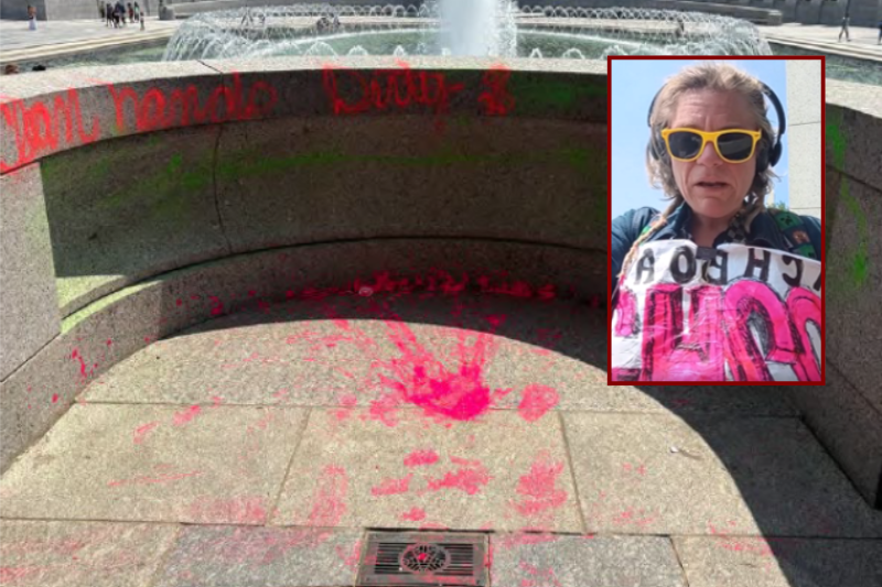 Pirro criticizes the judge's decision to free a woman charged with damaging a WWII Memorial