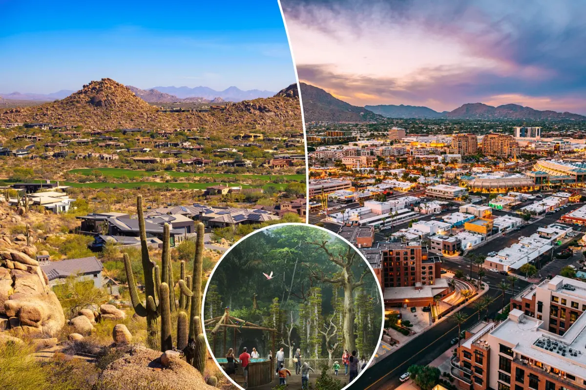 Plan to create a rainforest paradise in the Arizona desert