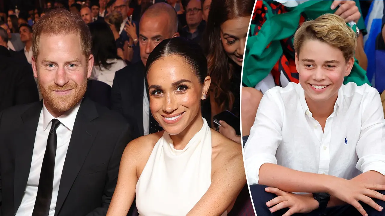 Prince Harry and Meghan Markle will stay out of the spotlight for Prince George's start at Eton, according to an expert.