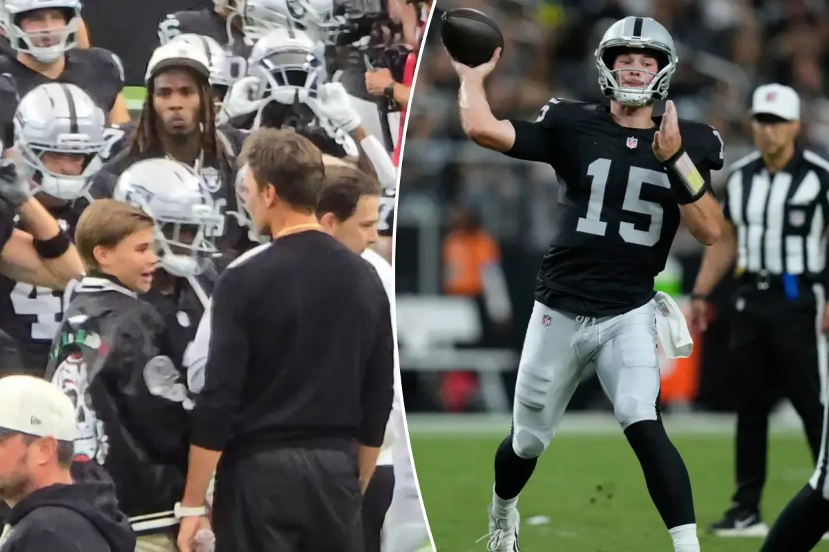 Raiders quarterback Fernando Mendoza's brother becomes an internet sensation for a Tom Brady moment