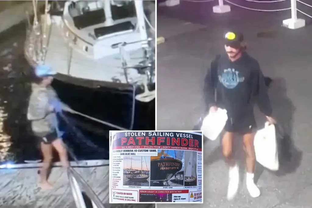Rhode Island sailboat thief Brendan Norris dies in shootout with police after taking a valuable luxury boat from a New Jersey marina
