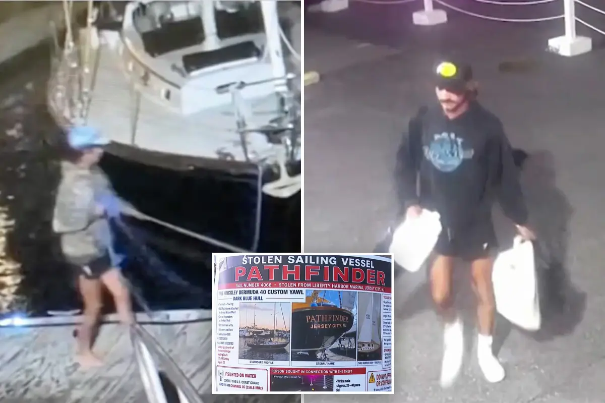 Rhode Island sailboat thief Brendan Norris dies in shootout with police after taking a valuable luxury boat from a New Jersey marina