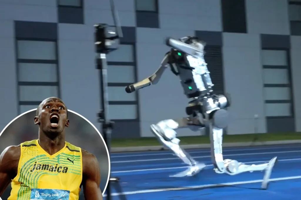 Robot resembling Superman reportedly beats Usain Bolt in surprising video