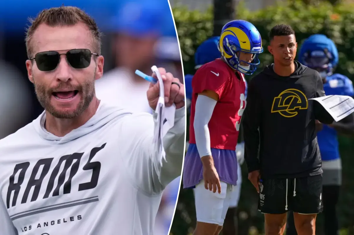Sean McVay entrusts play-calling responsibilities to emerging Rams coach Nate Scheelhaase