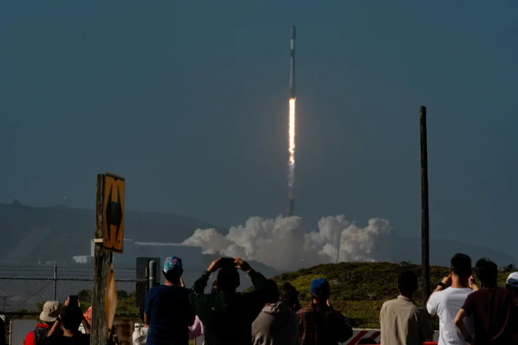 SpaceX plans to launch Falcon 9 rocket from a base in California.