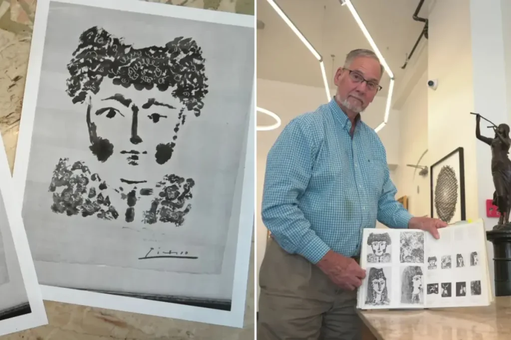 Stolen Picasso etching Torero discovered in empty apartment