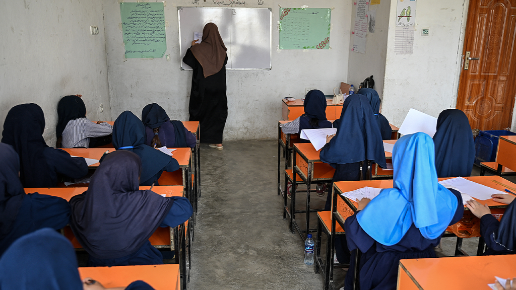 Taliban restrictions prevent 2.4 million Afghan girls from attending school after five years