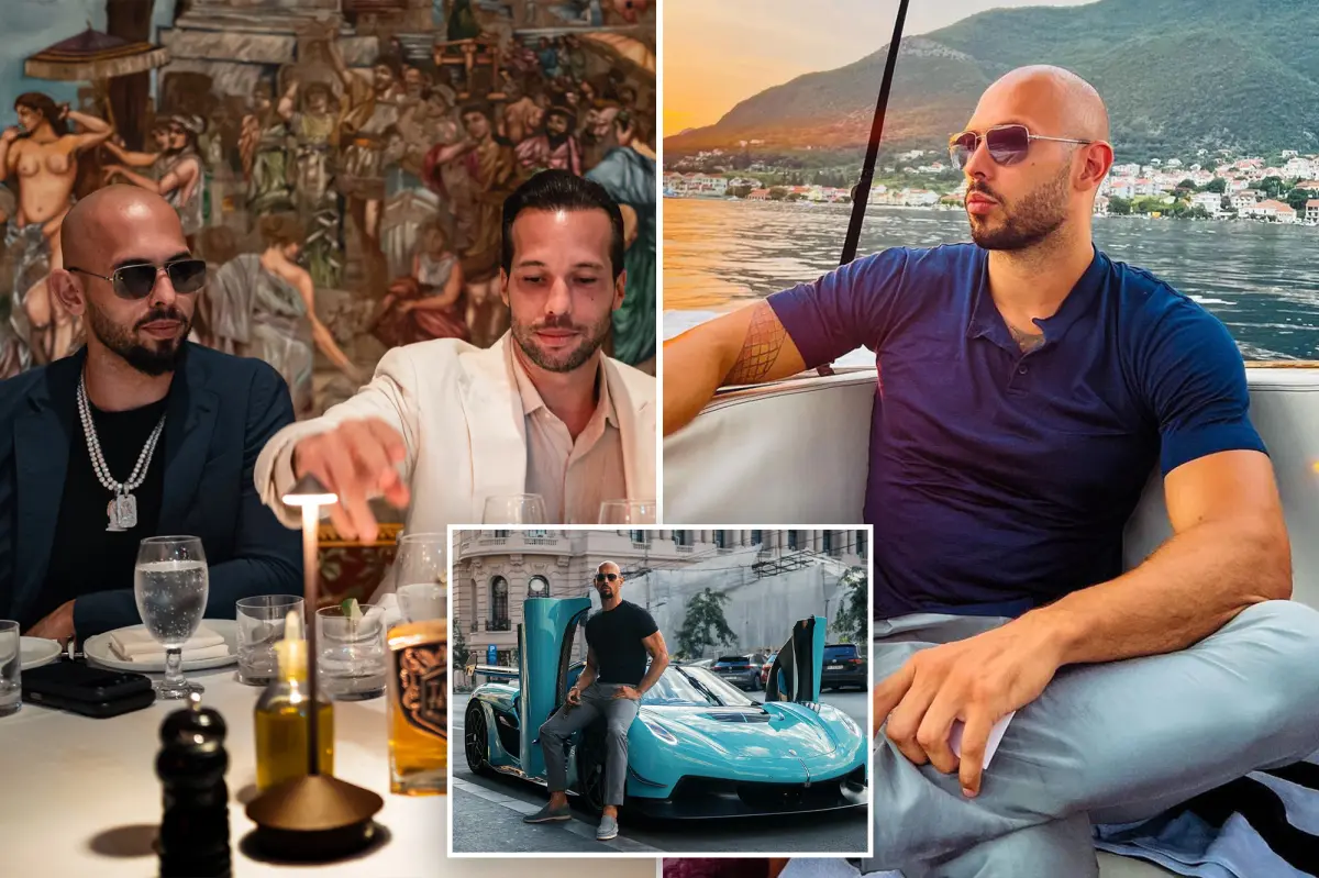 Tate brothers confess that their extravagant display of wealth is not genuine