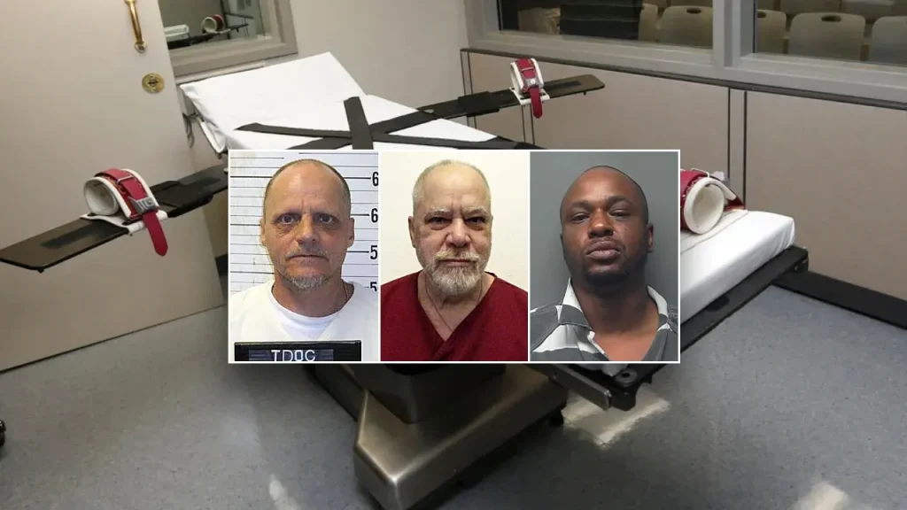 Tennessee, Alabama, and Oklahoma plan to carry out executions on the same day Thursday.