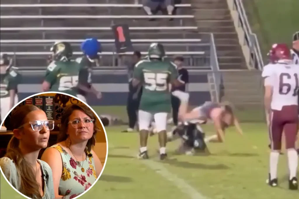 Tennessee teenager Addison Hunnicutt confronted a middle school football player after claims of mistreatment towards her brother.