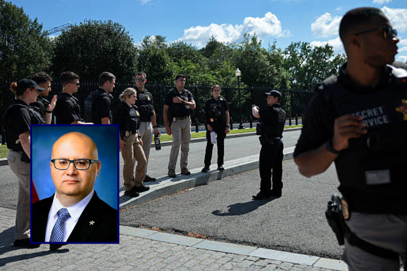 Three Secret Service officials, including the head of communications, are on leave during an investigation into possible leaks.