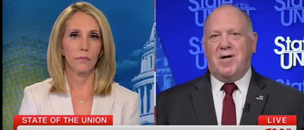 Tom Homan Directly Addresses Democratic Senator's Assertion That ICE Scares Children