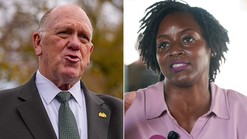 Tom Homan dismisses Angie Nixon's allegation of racial profiling by ICE.
